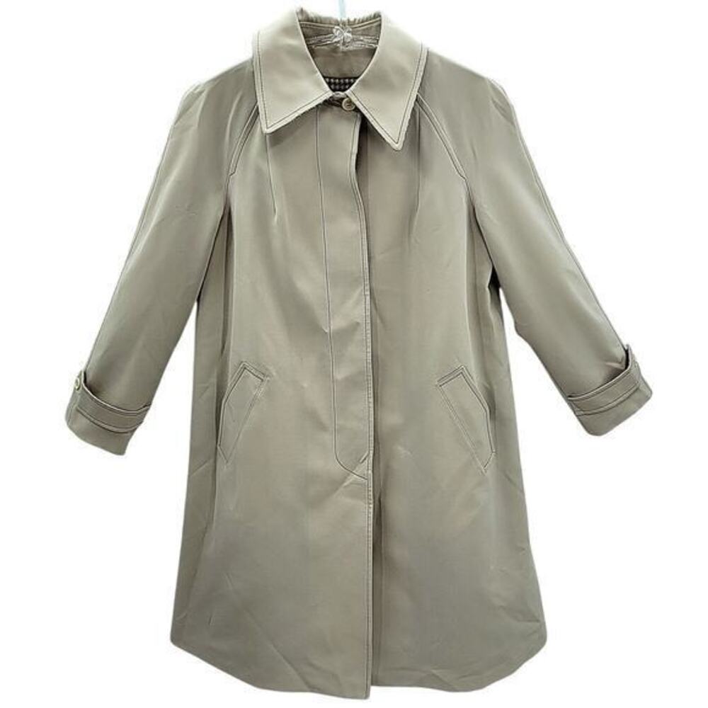 Forecaster of Boston Vintage 70s Union Single Breasted Lady's‎ Overcoat Raincoat